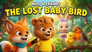 Milo & Friends 🐻🦊 | The Lost Baby Bird 🐦 | 3D Cartoon for Kids Update