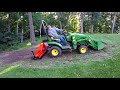 #84 John Deere 1025 with Land Pride 2060 Pulverizer