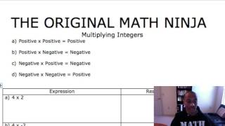 “Multiplying Integers” Math 7th Grade Common Core