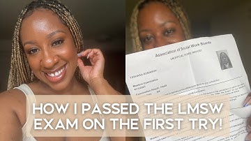 How I passed the LMSW Exam on the First Try!