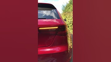 Audi A3 S3 8v retrofit semi dynamic tail lights indicators fitted
