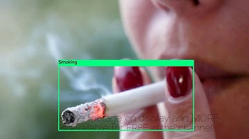 Cigarette Smoking detection using YOLOv3 darknet | Google Colab