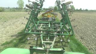 John Deere 8630 engine start up, and drive to field.