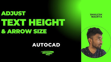 AutoCAD Tutorial | How to Adjust Dimension Text Height & Arrow Size | AutoCAD Beginner Guide