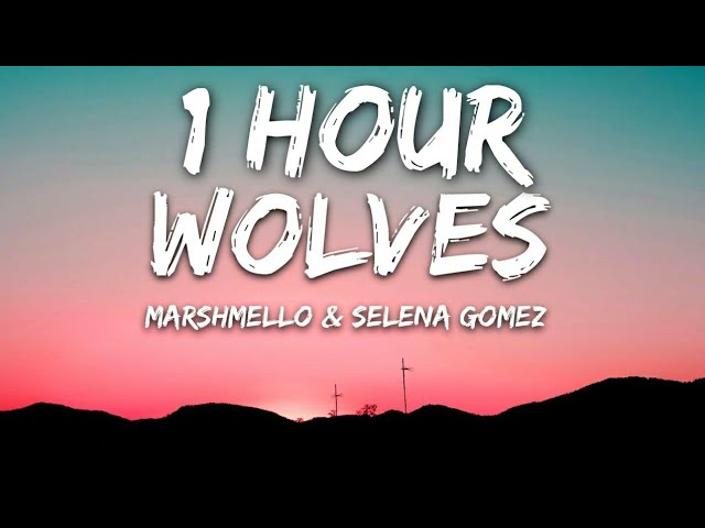 Selena Gomez, Marshmello - Wolves (Lyrics) 🎵1 Hour class=