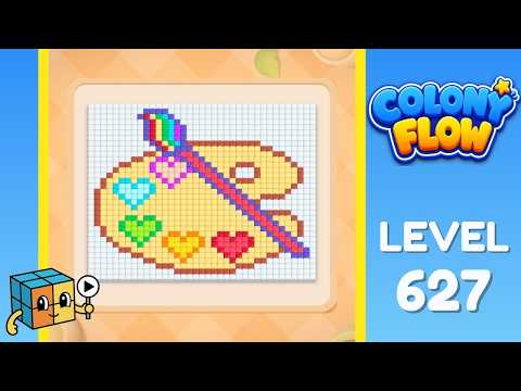 Colony Flow Level 627 Walkthrough Solution