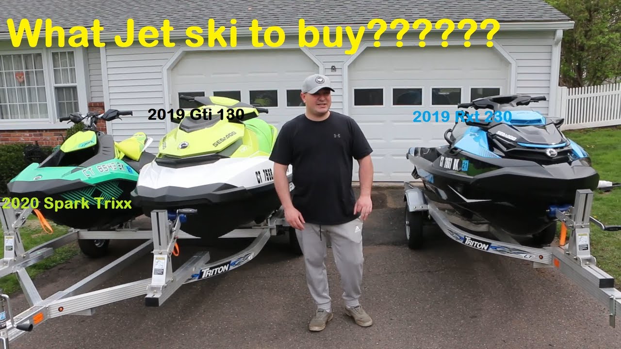 Seadoo Spark Trixx vs Gti 130 vs Rxt 230 (Which jetski to get?) - YouTube