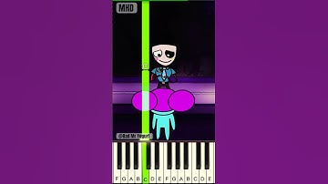 GANGLE GET ABSTRACTED! Can Pibby STOP the GLITCH? @badmryogurt - Piano Tutorial