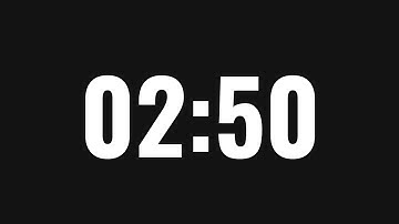 2:50 Minute Timer⏱️ Countdown with Alarm |Two Minute Fifty Sec Timer |170 Second Timer |No Music