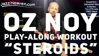 Oz Noy "Steroids" Introduction Funk Guitar PLAY-ALONG JazzHeaven.com Video Excerpt chords