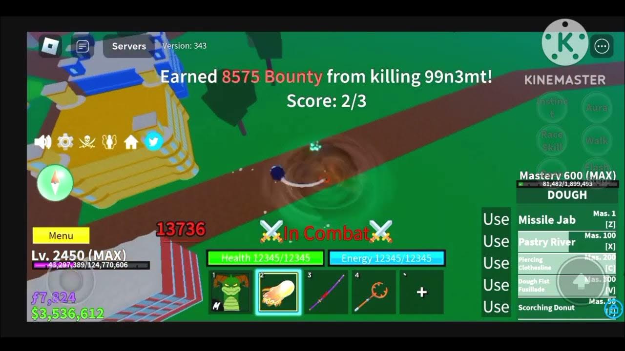 [BLOXFRUIT] I pvp by Dough AWK VG SQUAD YouTube