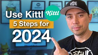 Follow These 5 Steps with Kittl in 2024 to Create Amazing Designs for Print on Demand! Full Tutorial