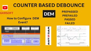 COUNTER DEBOUNCE MECHANISM | HOW TO CONFIGURE DEM EVENT | DEM | AUTOSAR | COUNTER DEBOUNCE ALGORITHM screenshot 1