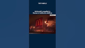 Thumbnail of McDonald’s engulfed in flames in California wildfires