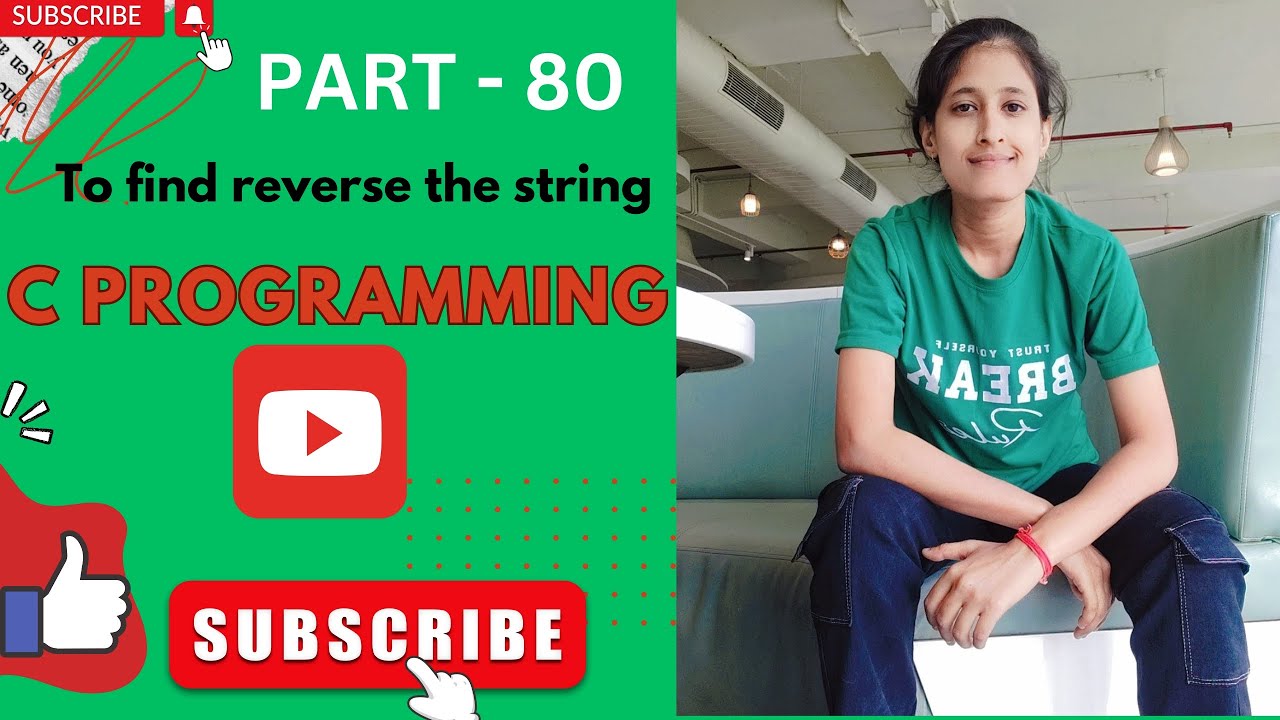 To reverse the string in C Programming - YouTube