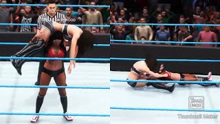 WWE 2k20 Nikki bella vs Tenille Dashwood mitb qualifying match