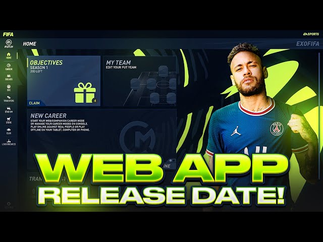 WHEN IS THE FIFA 22 WEB APP?! 