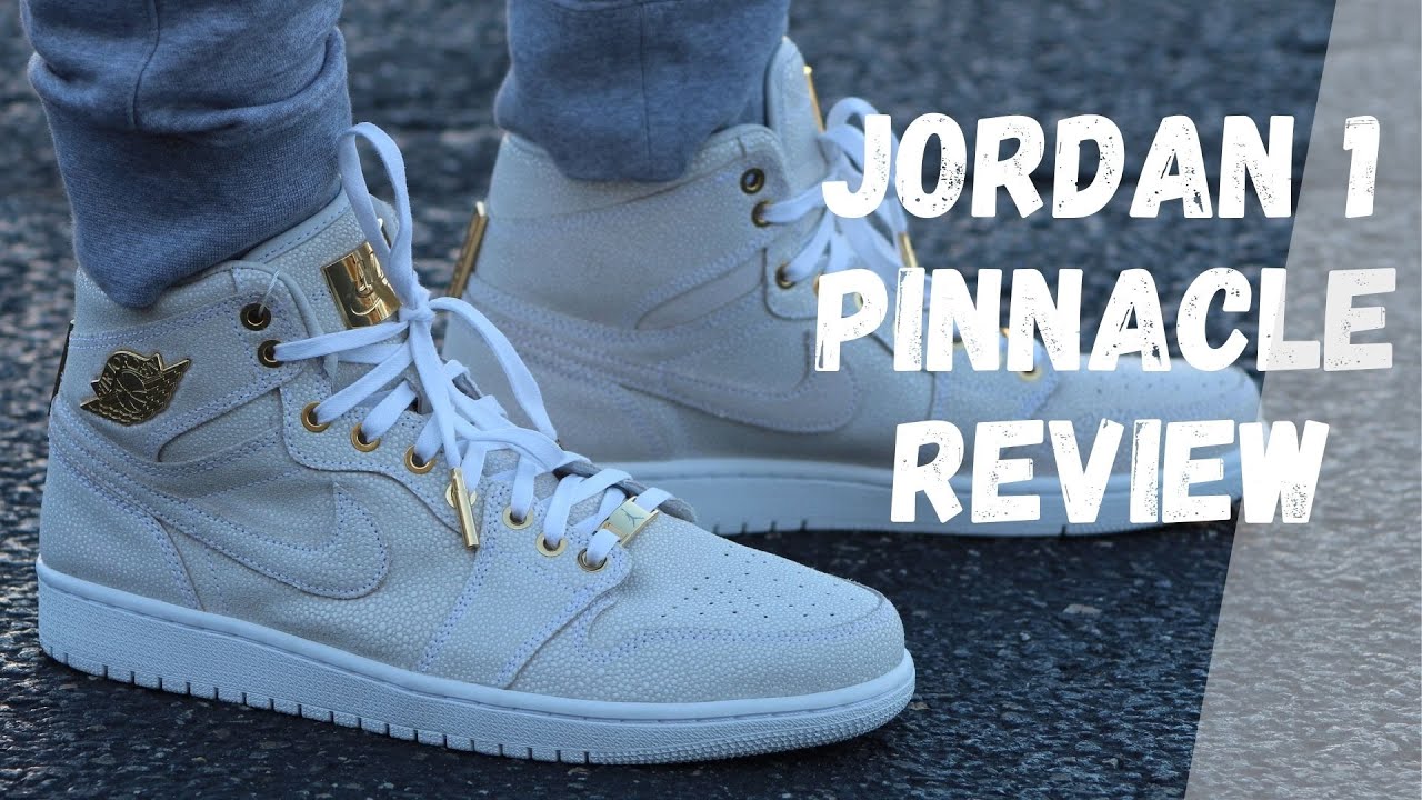 fotografering dele Skov JORDAN 1 PINNACLE "WHITE" REVIEW AND ON FOOT - YouTube