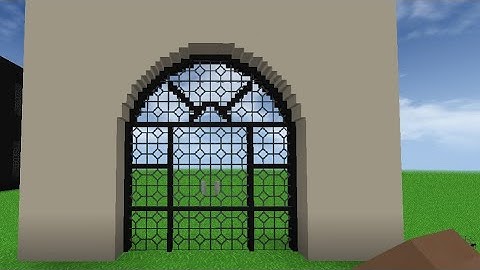 how to make round window in survivalcraft/ mini block craft