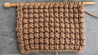 Knit Broken Slip Stitch Rib