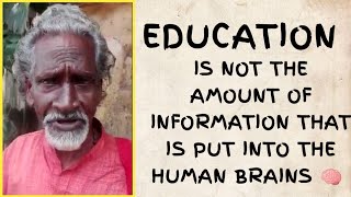 Watch This Old Mans View On Education Golden Words On Education New Viral Video Biogoogle