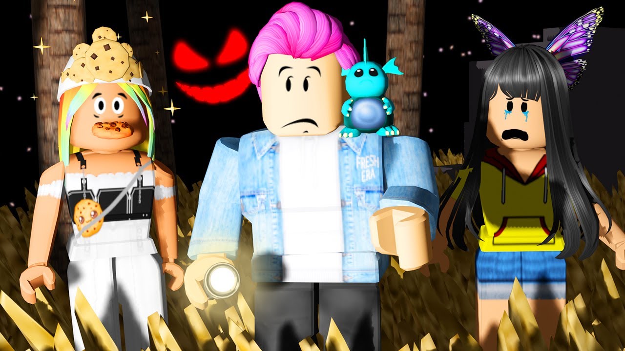 WE WENT ON A SPOOKY TRIP IN THE WOODS! (Roblox With Friends!)