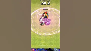 الغولم تعويذة الغضب Vs برج النار ماكس Clash Of Clans Shorts 