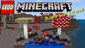 LEGO Minecraft: Mushroom Island, Custom Build!