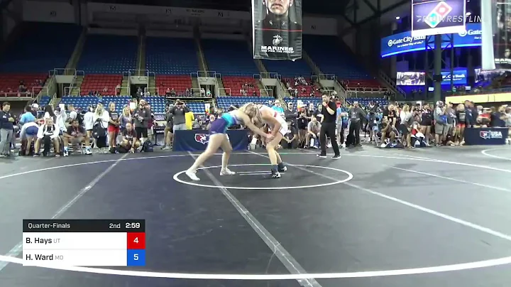 164 Lbs Quarterfinal - Brooklyn Hays, Utah Vs Hale...