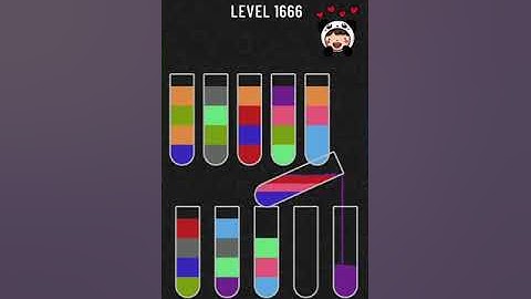 Water Sort Puzzle - Level 1665 & 1666