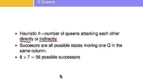 hillClimbing 8 queens