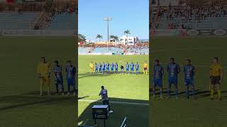 Entrada dos times em campo Goianésia x Tupy
