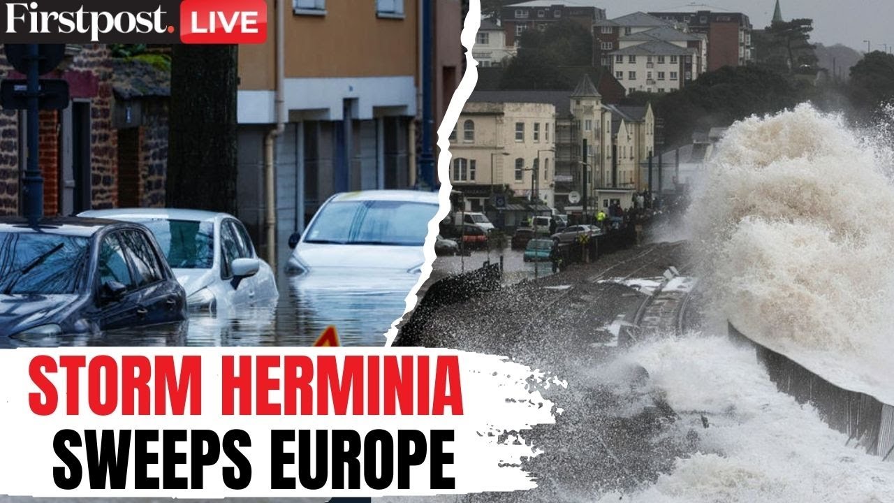 Storm Herminia LIVE Updates: Western France on High Alert As Flooding ...