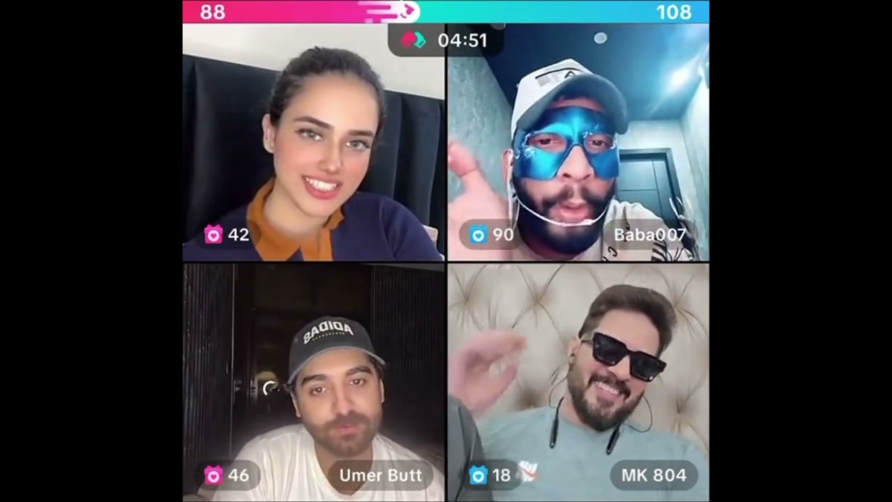 New TikTok live match with Alina amir and umer butt and baba funny live match 🤣