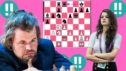 Crazy Tania Sachdev vs Magnus Carlsen Chess game 5