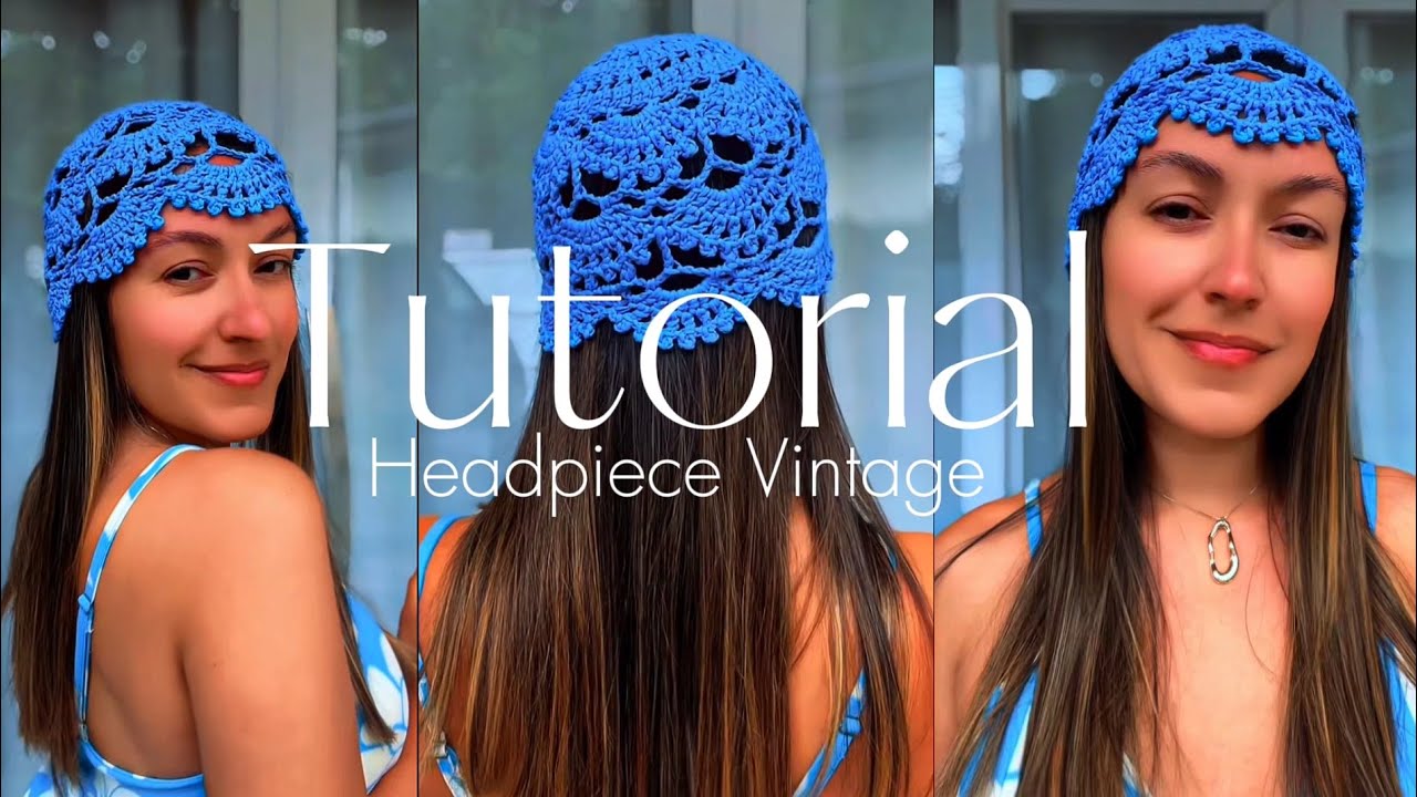 Headpiece de Crochê Vintage | Tutorial Fácil e Charmoso