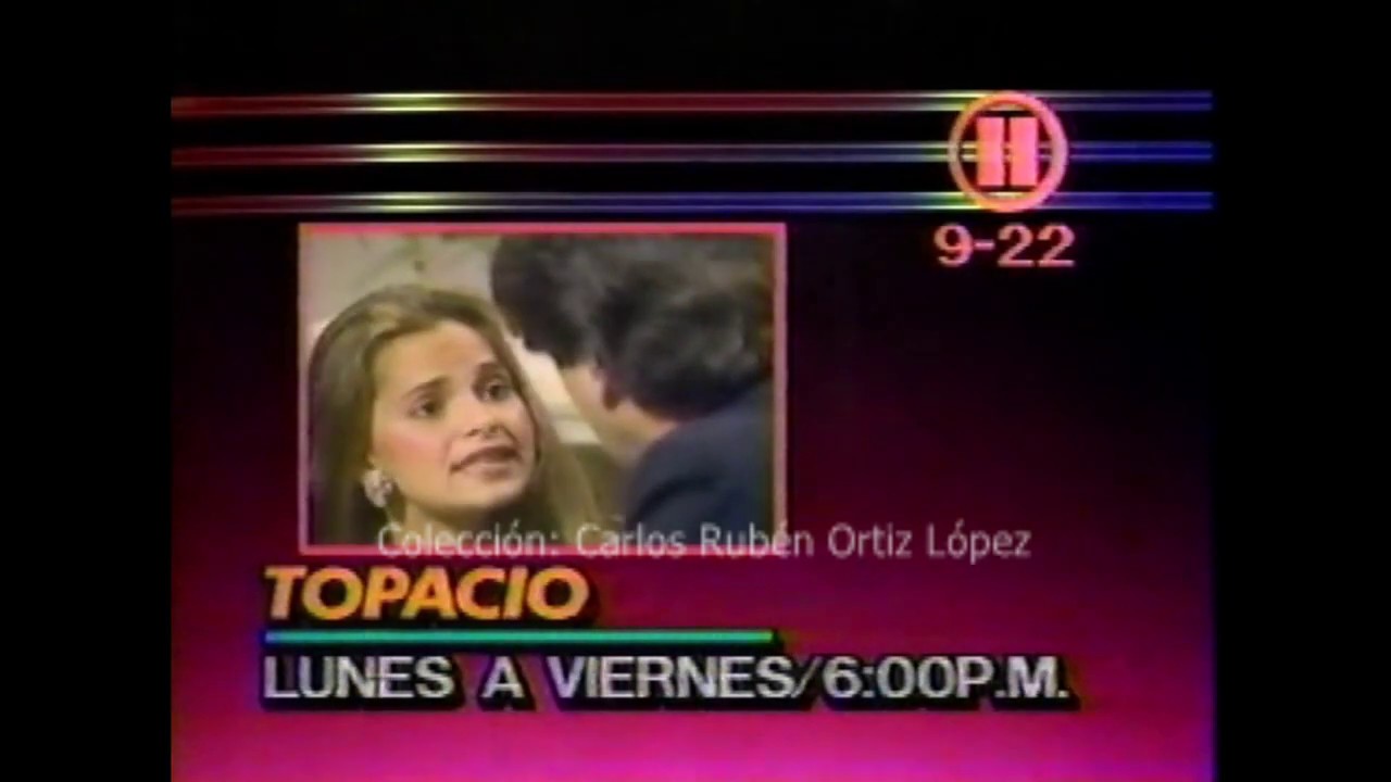 Topacio-Retro promoción novela año 1988 (Puerto Rico) - YouTube