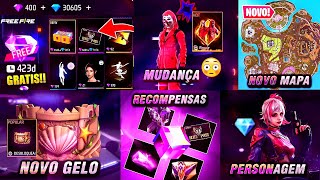 PASSE DE GRAÇA NO 5° ANIVERSÁRIO? NOVO GELO, NOVO MAPA COMPLETO, TOP CRIMINAL DE VOLTA - FREE FIRE