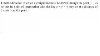 Direction of a Line | HOTS | BQ01 | Class 11th