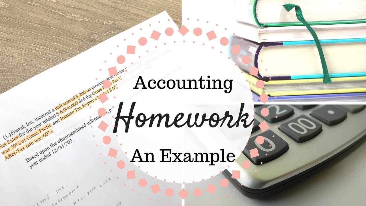 accounting homework examples
