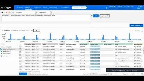 ArcSight Logger Search: Dashboards and Pipeline Operator