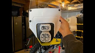 Husqvarna 701 Enduro LR: Install MotoMinded Epic LED Kit (Squadron Pro + S2 Pro) XL 80, Baja