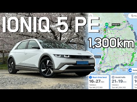 1,360km TEST DRIVE in 2025 Hyundai IONIQ 5 Facelift (PE) 