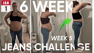 WEEK 5 Update | 6 Weeks To Fit Into My Old Jeans (Real Fat Loss Results)