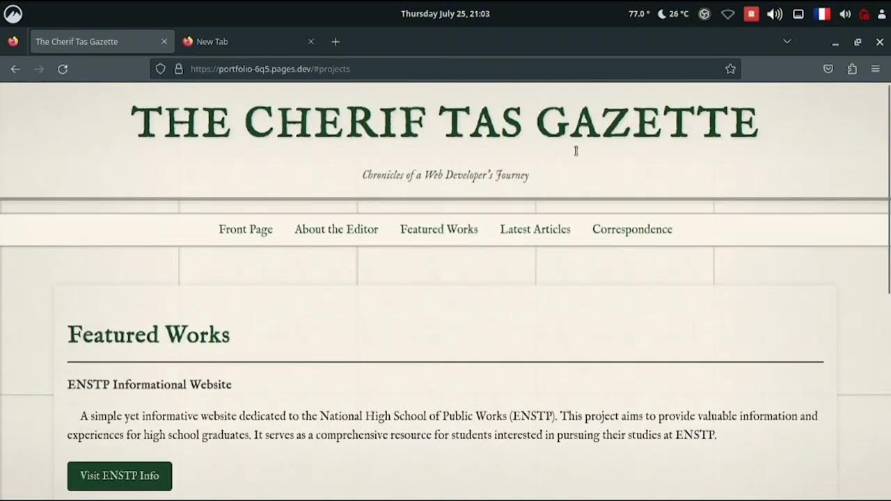 تصميم portfolio بسيط بإستعمال HTML CSS JAVASCRIPT - YouTube