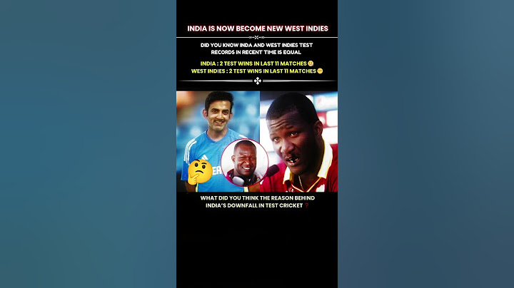 India is become new West Indies now !! 🙌 What is the reason ? 🤔