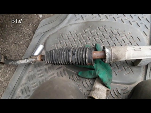 Снятие рулевой рейки приора