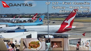 Qantas First Class-lite (Nov 2023) - Sydney to Hong Kong (QF 127) - Airbus 380-800