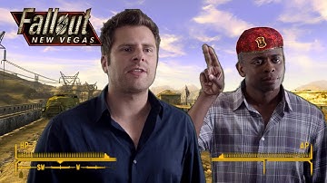 When you play a low intelligence but high charisma build in New Vegas