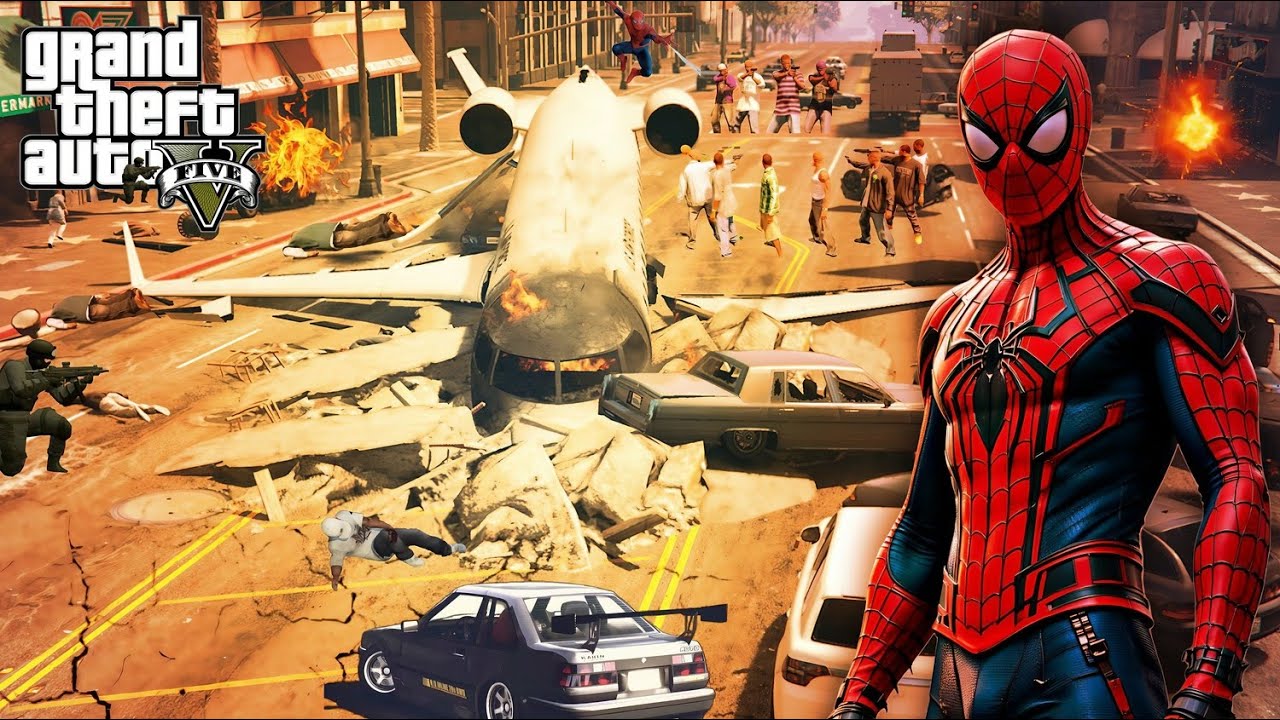 🔴 GTA LIVE🤔Spider Man Vs Suparman 